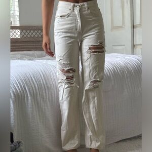 Urban Outfitters High-Rise Ripped Jeans